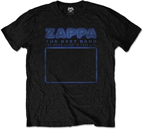Frank Zappa ZAPTS04MB01 T-Shirt, Black, Small