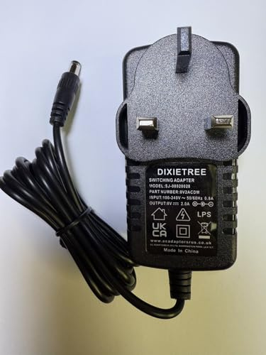 Replacement for 8V 500mA UK AC-DC Switching Adapter for Exercise Bike LK-D080050