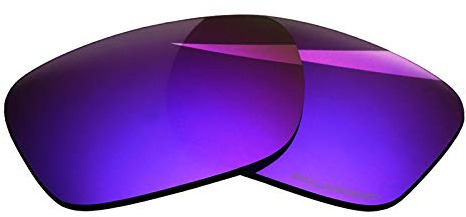 BLAZERBUCK Verres polarisés de rechange pour lunettes de soleil Oakley Holbrook Mix OO9384/Holbrook Mix Asian Fit OO9385, Violet cosmique polarisé, 0