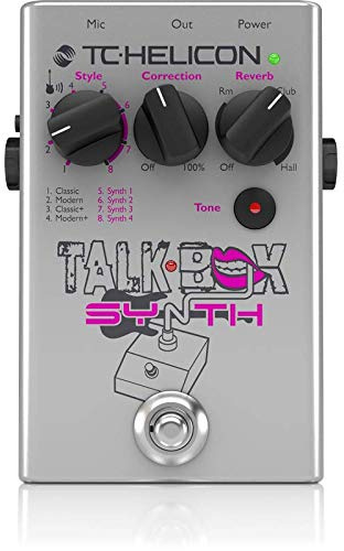 TC HELICON TALKBOX SYNTH TALKBOX PEDALE FÜR CHITARRA UND VOCE