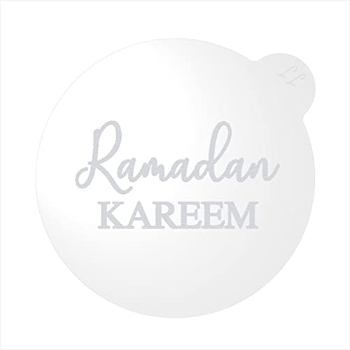 LissieLou Ramadan Kareem Cookie Embosser Eid Ramadan Celebrations Icing Stamp Fondant Embosser - Clear