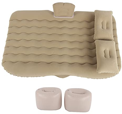 Materassino Gonfiabile per SUV, Lettino da Campeggio Comfort, Letto Gonfiabile per Auto con Pompa ad Aria, per Genitori, Bambini, Gite al Mare, Campeggio