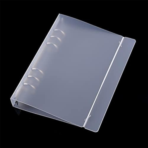 CYFUN DESIGN Raccoglitore a 6 anelli formato A5, con chiusura a scatto, copertina per libri con 6 fori, per pianificare le pagine, inserto di ricarica, per raccoglitori di libri