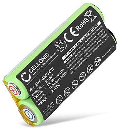 CELLONIC, Batterie pour Rasoir Compatible avec WATERPIK Sonicare Sensonic Plus SR-3000, WP-900 (2.4V, 700mAh)