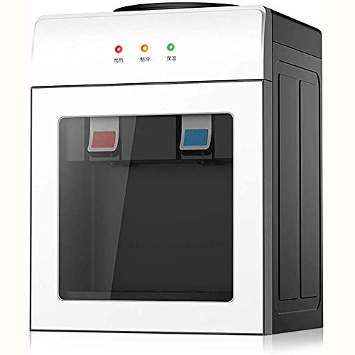 Dispensador de Agua de Escritorio Inteligente multifunción 220V Fuente de Agua Potable eléctrica fría/Caliente/Hielo, para el Dormitorio de la Oficina en el hogar, Ahorro de energía, Blanco