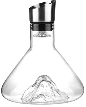 Carafe à décanter créative Iceberg transparente sans plomb Cristaux 1500 ml