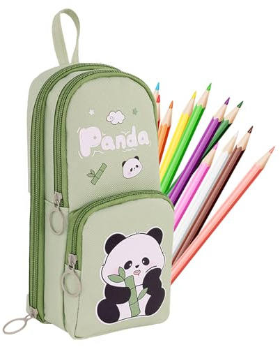 Zuzer Estuche Escolar Grande Capacidad Estuche de Lápices con Múltiples Compartimentos,Bolsa de Lápiz Estuche Portalápices para Niños Niñas Adolescentes Adultos