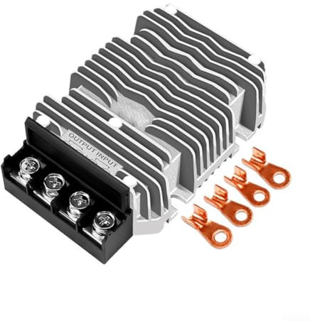 Entgoinggo WG-24S1260M Convertor, 24V DC 18-36V DC IP67 Shockproof Waterproof Voltage Converter Step Down Regulator Voltage Transformer