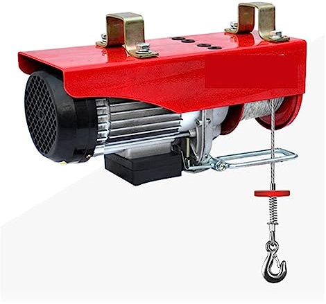 Montacarichi da Balcone, Mini paranco elettrico, gru for uso domestico Piccolo paranco Decorazione da 0,5 tonnellate Gru di sollevamento Freno automatico motore in rame puro,per Camion,Garage,Industr