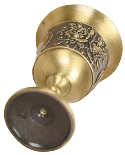 HOLIDYOYO coppa di vino europea vodka uffizi spalliera decorazione casa cocktail bicchieri da vino da viaggio derivato calici coppa di decorativa di in lega Golden