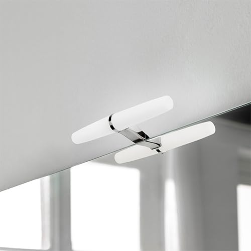 Aplike - Aplique LED Multienganche para Espejo de Baño - Luz Blanca Fría (5700K) - 23.3cm | Modelo Sol