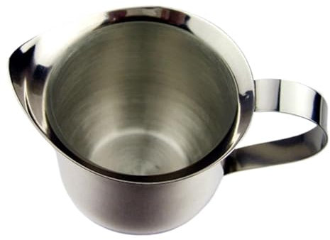SynapSYA Lechera Acero Inoxidable Jarra de Espuma de Leche de Acero Inoxidable for Cocina, Taza de café Barista for Leche, Jarra for Espuma para Espumar(60ml 2oz)