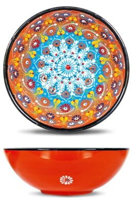 lifestyle WD INSALATIERA IN CERAMICA 21 CM ARANCIONE ISTAMBUL