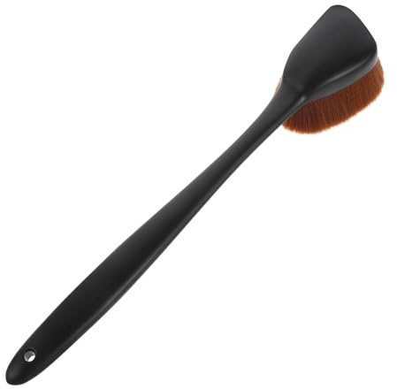 Healeved Spazzola Applicatore per Autoabbronzante Impugnatura Ergonomica e Testina Grande per Applicazione Rapida e Uniforme per Viso Collo Corpo e Gambe Leggera e Portatile per Viaggi