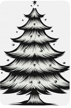 Lot de 4 désodorisants pour voiture Motif sapin de Noël