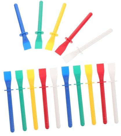 POPETPOP Herramientas Aplicadoras De Pegamento para Cuero y Fieltro, Set De 15 Palos De Colores Diseño Portátil para Trabajos Manuales y Artísticos