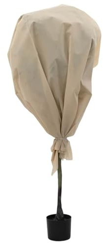 vidaXL Fleece per Piante di Protezione dal Gelo Beige 50 x 3,2 m, Accessori per Giardino e Terrazzo, Materiali Rustici UV-Resistenti, Protezione Non-Woven per Piante Esterni