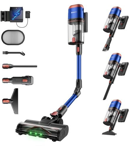 SmartAI V15 Ultra Aspirateur sans Fil, 58 kPa, 600 W, 75 Min, 1,8 L
