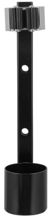GRADENEVE Mobiler Stockhalter aus Rostfreiem Stahl Schwarz für Rollstuhl und Elektromobil Krücken und Gehstockhalter für Senioren und Rollator Zubehör Zufälliger Stil