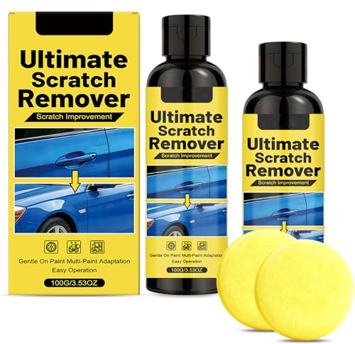 2pcs Nano Polish Car Scratch Remover, Ultimate Scratch Remover Kit for Cars, Car Polish Scratch Repair for any Car Scratches, Easily & Quickly Repair Vehicle Paint Scratches and Restore Shine