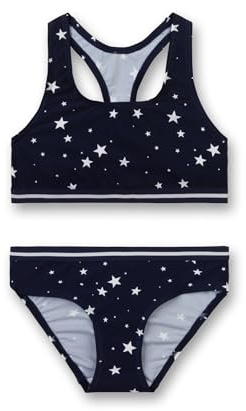 Sanetta Mädchen-Bikini | Bequemer und anschmiegsamer Bikini aus Polyamid-Mix für Mädchen. Bademode für Kinder 128