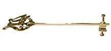 Samba trumpetställ, normal öppen med gångjärn 13 mm. Guld