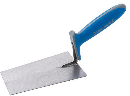 180mm x 110mm Tapered Bucket Trowel – Soft Grip Mortar/Cement/Tile Adhesive Applicator Tool – Bricklaying Stonework Paving/Breeze Block & Stone Brick Wall