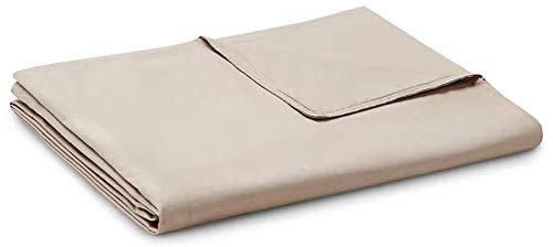 YnM Cotton Duvet Cover for Weighted Blankets (Khaki, 48''x72'')