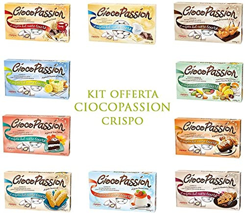 [GUSTI ASSEGNATI] CONFETTI CRISPO | Offerta per Confettate o Bomboniere | CIOCOPASSION 50+ GUSTI A SCELTA | 10 Kg