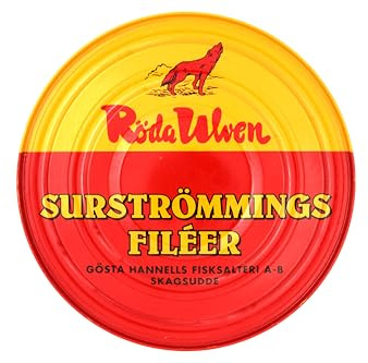 Surströmming Filets - fermentierte Heringsfilets in der traditionellen Dose