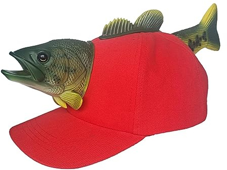 Harilla Baseball Cap Neuheit für Männer & Frauen, Sommer Verstellbare Baseball Caps, lustige Angler Mütze für Kinder Erwachsene, Sport Cap Halloween Kostüm für Outdoor Angeln, Party, Karneval