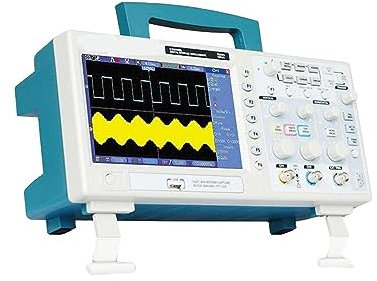Oscilloscopio digitale professionale, Oscilloscopio a memoria digitale da 200 MHz Oscilloscopio portatile a doppio canale USB Generatore di segnale Oscilloscopio Frequenza di campionamento elevata per