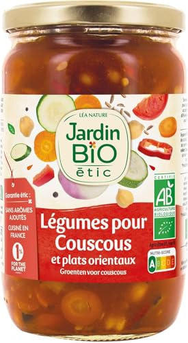 Jardin BiO étic - Légumes pour Couscous, 660g (L'emballage peut varier) (Lot de 5)