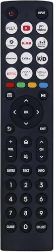 Riry Hisense Replacement Remote Control for Hisense Smart TV LCD LED UHD TV