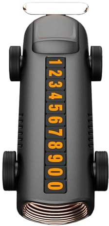 Joberio Telefono Numbecar Parcheggio Numero Plater Card,Telefono Targa Auto | Profumo Solido Numero di Telefono Targa Per Auto, Auto Temporanea Parcheggio Targa Num, Auto Accessori Decorativi