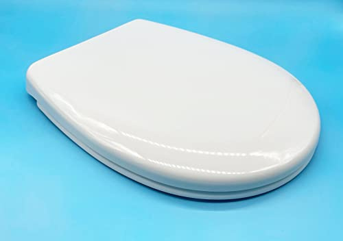 Tapa de Inodoro Compatible con Modelo Roca Victoria y Lorentina | Desmontable para Limpieza | Alta Resistencia | Bisagras Acero Inoxidable | Caida Amortiguada