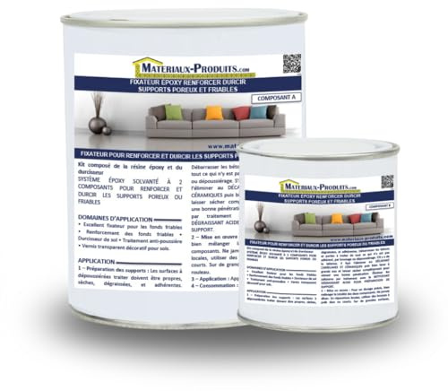 MATPRO Fixateur epoxy renforcer durcir supports poreux et friables 5 Kg Jaune clair