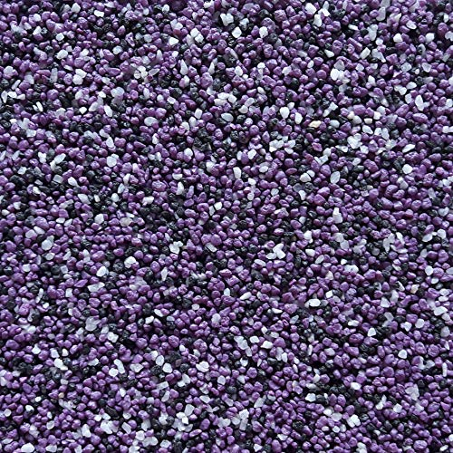 20kg Buntsteinputz Mosaikputz 1-2mm CoPa2 Lila/Schwarz/Weiß(Naturkorn) - Hergestellt in Bayern -