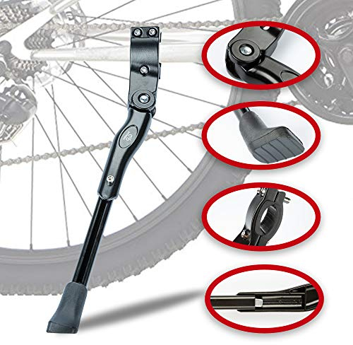 LYCAON Fahrradständer, Aluminiumlegierung Einstellbarer Universal Fahrrad Ständer mit Rutschfestem Gummifuß, Fahrradständer für Mountainbikes/Rennräder (Klassisch universell)