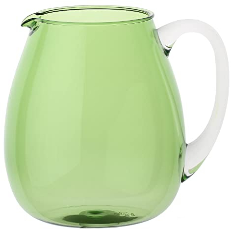 Thun Rose & Tulipani - Brocca Colorlife in acrilico colorato da 2,5 litri, elegante e resistente, colore Lime