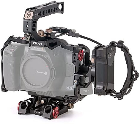 (Black) Tilta TA-T11-A-B Camera Cage Advanced Kit Kamera käfig für BMPCC 6K Pro Blackmagic Pocket Cinema Camera 6K Pro Tiltaing Rig