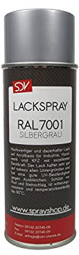 SDV Chemie Lackspray RAL 7001 SILBERGRAU 1x 400ml glänzend Acryllack