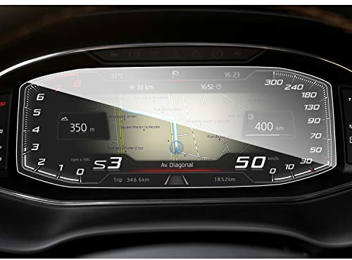 Ruiya Compatibile con 2020-2024 2025 Seat Tarraco Ateca Leon MK4 Cupra Formentor Ibiza Arona 10,25 Pellicola Protettiva per Cockpit, Touchscreen Pellicola Protettiva Pellicola protettiva per displa