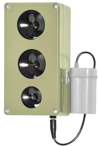 Dragon Ultrasonic Tiervertreiber Ultraschall für Marder, Ratten, Mäuse | Nagetierabwehr einfach zu montier am Magnet | Rattenschreck, Marderabwehr | Hochfrequenz Gerät, Haus, Garage, Dachboden