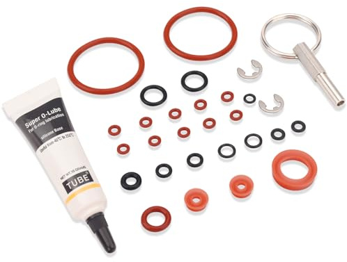 O-Ring Set W/Oval Head Key Tool Big KIT for J-ura Capresso/Impressa Machines Brew Group & Drainage Valve O-Ring, Fits Most Jura C, E, ENA, F, J, S, Z, X, Cappuccino Maker Series Machines
