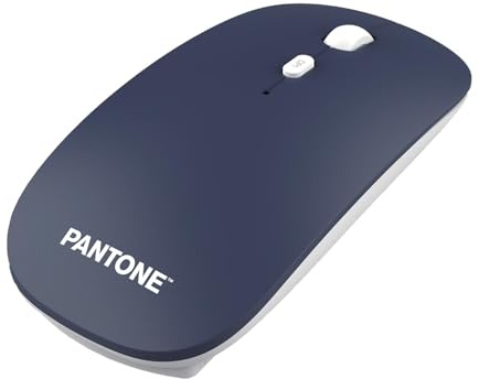 Celly Pantone Mouse Ottico Wireless, Mouse per PC Portatile e Notebook, Design Moderno ed Ergonomico, DPI Regolabile, Compatibile con MAC e Windows, Navy