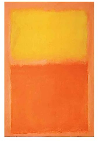 Lasite Mark Rothko Leinwandbilder Abstrakt Kunstdruck Bilder Reproduktion Leinwanddruck Bilder Leinwand Gemälde Wanddekoration Wandbild(Ungerahmt,（50x70cm） 20x28inch)
