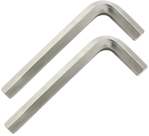 Biaungdo Juego de 2 llaves hexagonales de 12 mm, llave Allen pequeña, llave hexagonal en forma de L, juego de llaves hexagonales, herramienta de reparación de repuesto de cabeza hexagonal para reparar