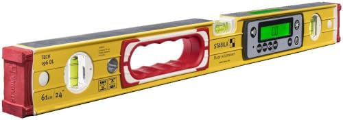 STABILA TECH LEVEL® 196, IP67, with Case, 24 in, Cat. No. 39524