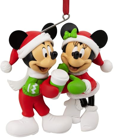 Hallmark Musse och Mimmi Pigg prydnad, Disney-träddekoration, Disney hängande prydnad, julhängande prydnad, gåvor till jul